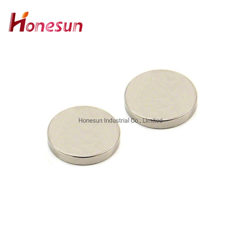 Customized Round Strong Magnets N35 N38 N42 N45 N50 N52 10X2 15X2 mm Disc Neodymium Magnet