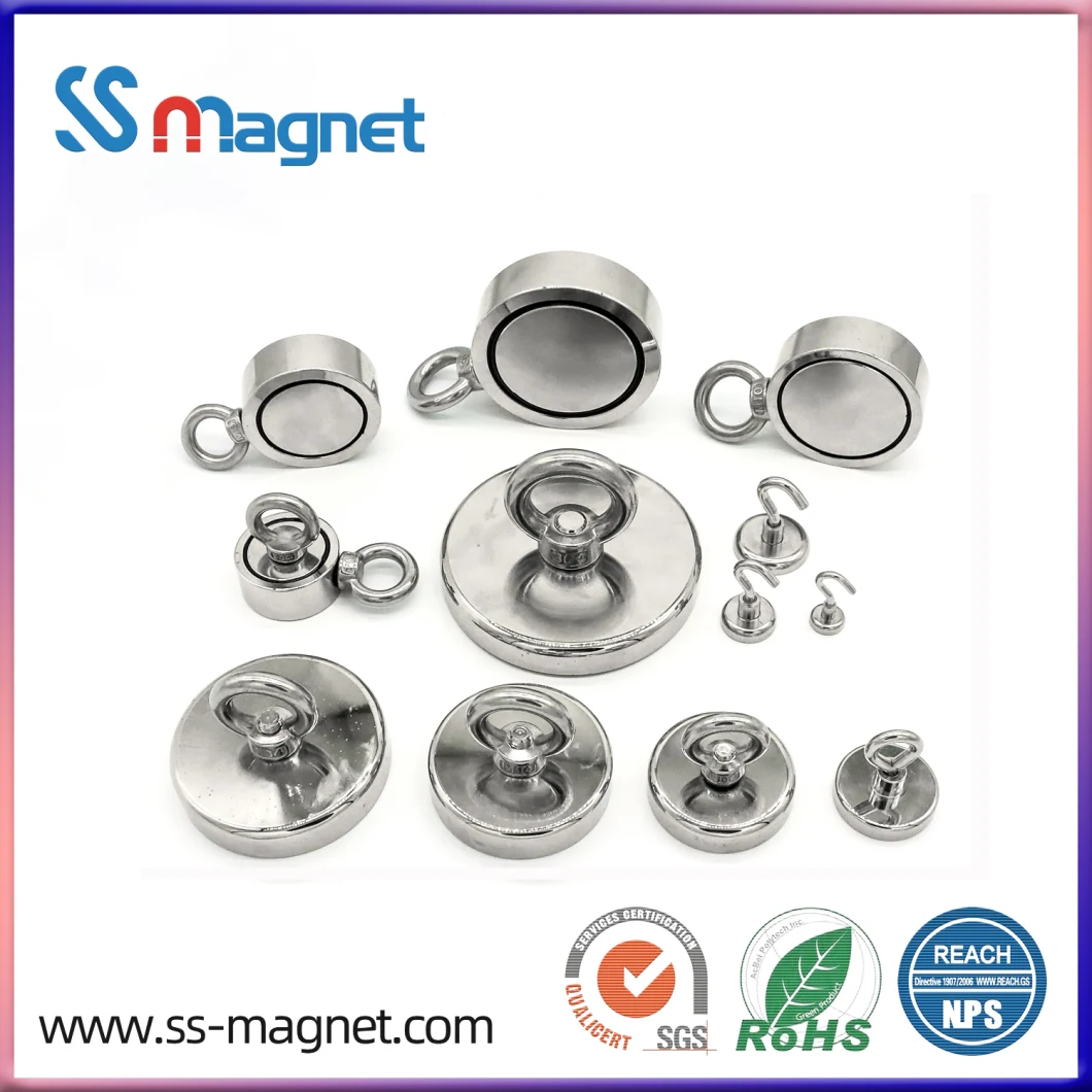 Permanent Block Round NdFeB Magnets Flat Customized Round NdFeB Magnets with Certificate RoHS