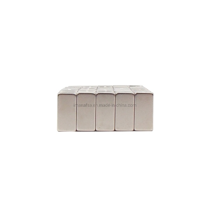 Nicuni Coating Axial Magnetization N45 Permanent Block Neodymium Magnets