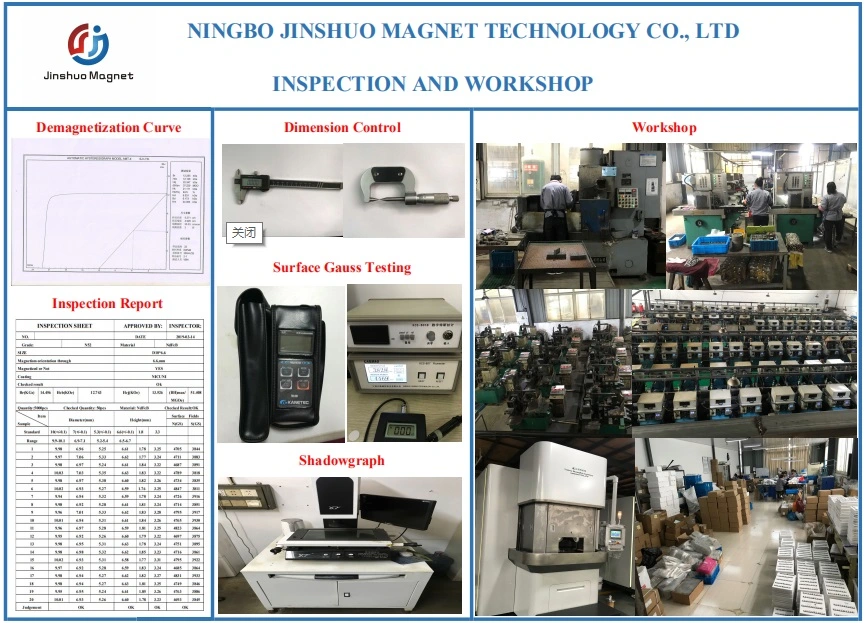 N42sh NdFeB Magnet Block Rare Earth Magnet Block Sintered NdFeB Magnet Manufacturer in China