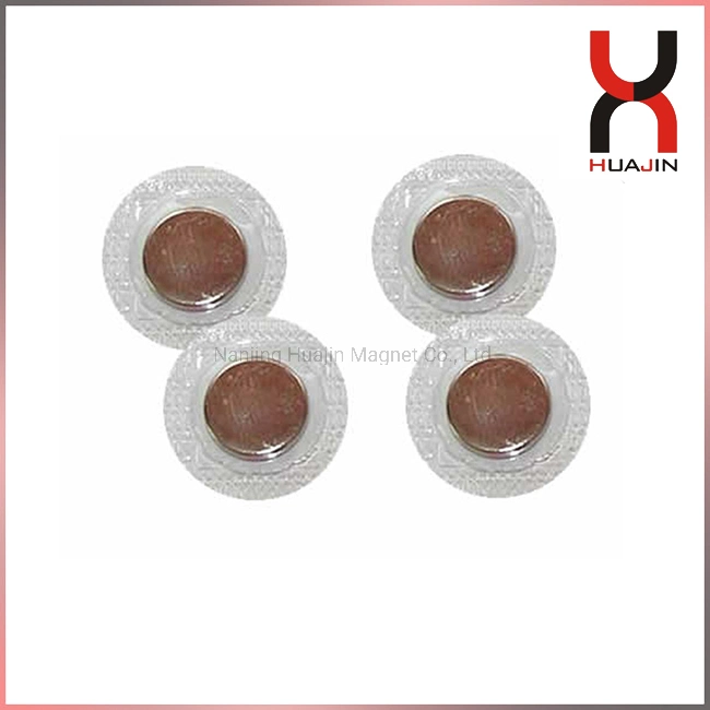 Transparent PVC/TPU Square/Circle Packaging Permanent Magnet Button
