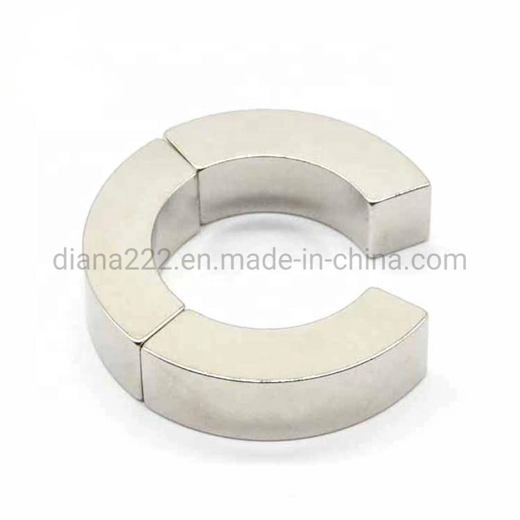 Customized DC Motor Arc Magnet Magnetic Motors Arc Shape Neodymium Magnets