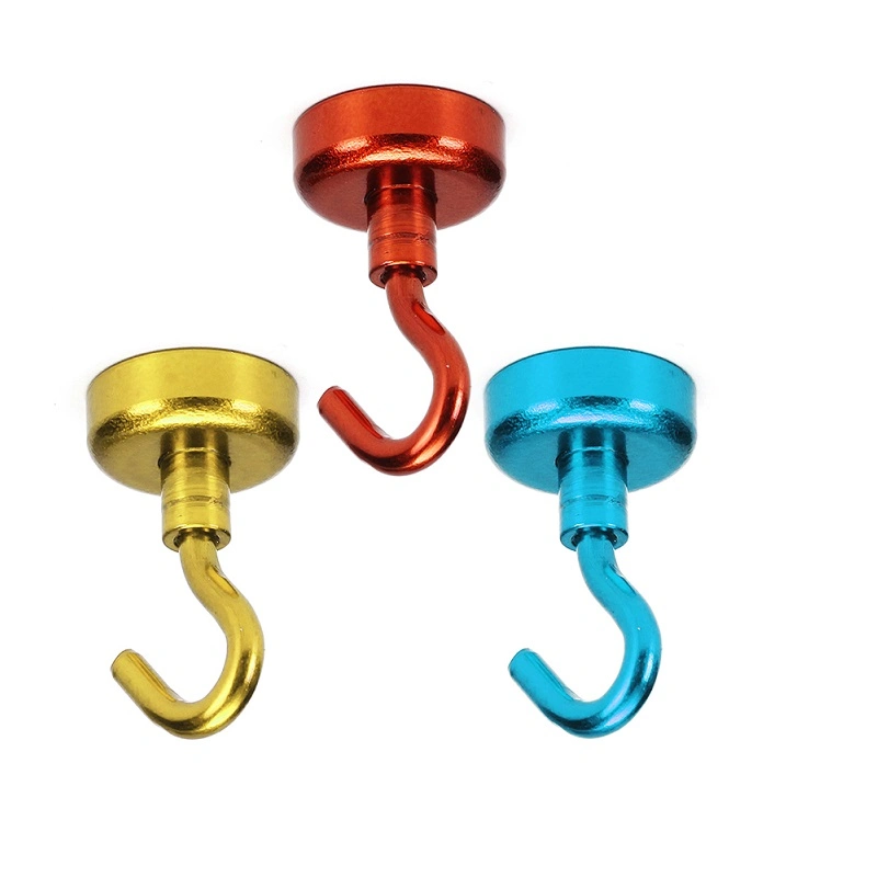 30kg Neodymium Pot Magnet Magnetic Carabiner Ring Hook