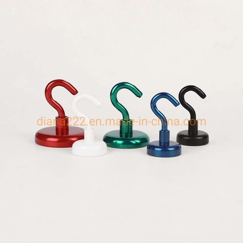 High Quality Cup Shape Heavy Duty Magnetic Hook Neodymium Pot Magnet Hooks
