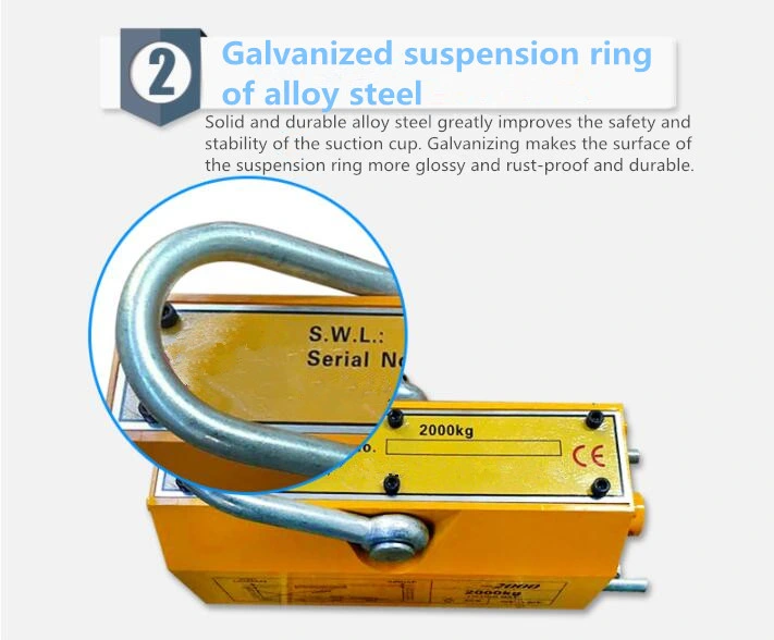 Permanent 600kg Lifting Magnet Magnetic Lifter 5 Ton for Lifting Handing Sheets Steel