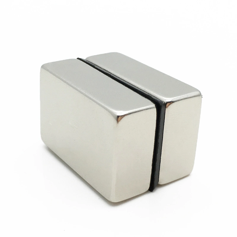 N52 Nickel Coated Rectangular Sintered NdFeB Neodymium Block Magnets