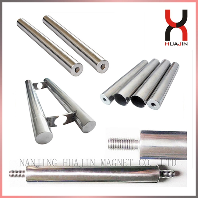 Neodymium Flat Bar Magnet Stainless Steel 304/316 Pipe Bar Magnet