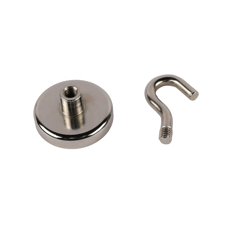 Customized Strong Magnetic Hook Holding 100kg Permanent Neodymium Magnet