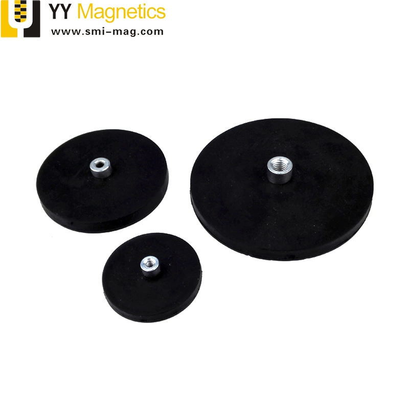 Rubber Coating Neodymium N35 Pot Magnet for Sale