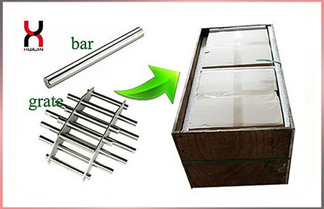 NdFeB Permanent Magnetic Bar Custom Size Filtering Magnet for Ceramics / Mineral Industry