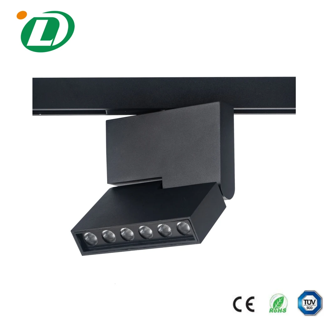 Dali Dimmable LED Track Light Low Voltage 48V Magnetic System Ceiling Flood Lights 12W 20W