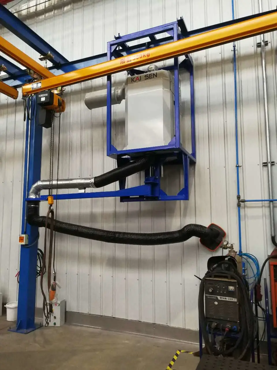 Wall Mounted Welding Fume Extractor/Filtration System for Welding, Dust Filter