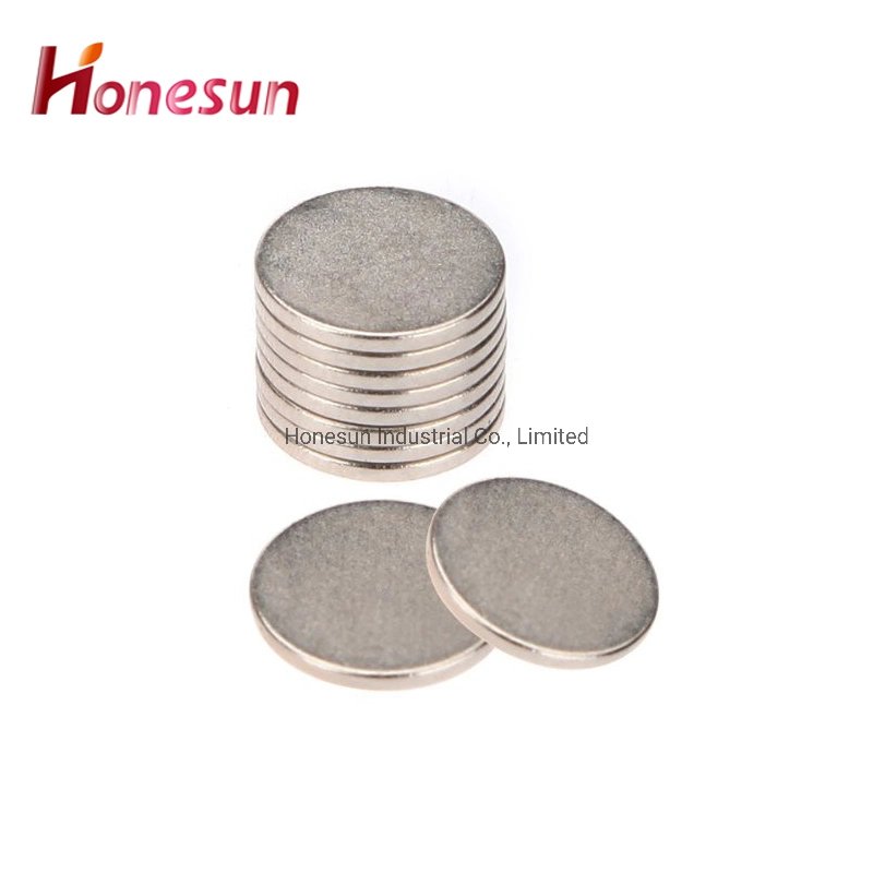 Customized Round Strong Magnets N35 N38 N42 N45 N50 N52 10X2 15X2 mm Disc Neodymium Magnet