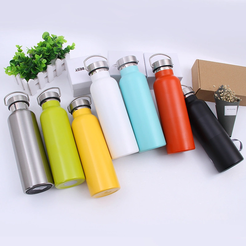 2021 Bamboo Cover Lid Custom Thermos Bottle 500ml