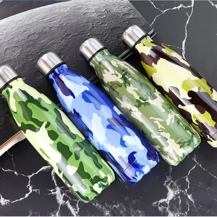 Eco Friendly 2019 Wholesale 450ml Double Walled Stainless Steel Cola Water Bottle Newest Thermos Vacuum Flask