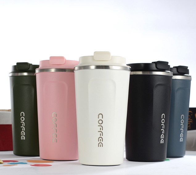 Fashion Custom 380ml, 500ml Insulated Double Wall Stainless Steel Tumbler Coffee Thermos with Lid