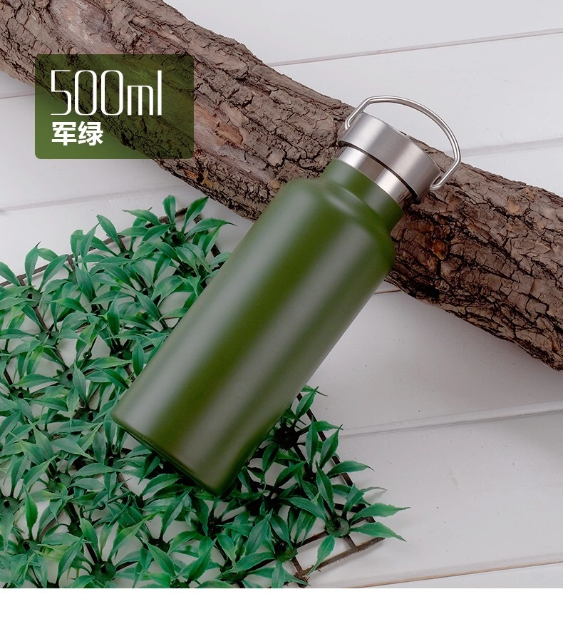 600ml Water Bottle Thermos Cup Travel Vacuum Cup