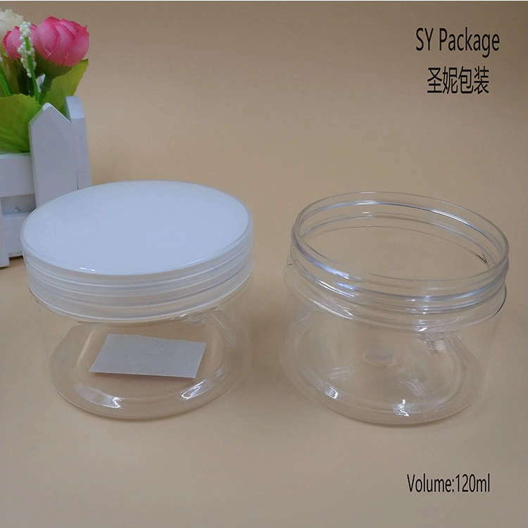 Wide Mouth Plastic Jars with Smooth Screw Cap