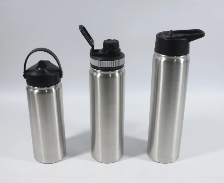 Portable Double Wall Insulated Stainless Steel Sports Bottle Drinking Thermal Thermos Vacuum Flask
