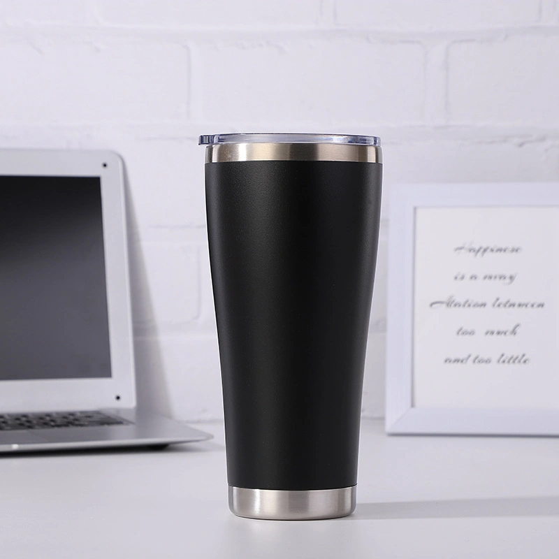 20 Oz 30oz Slim Stainless Steel Double Wall Coffee Tumbler Cup Thermos Glass Car Cup