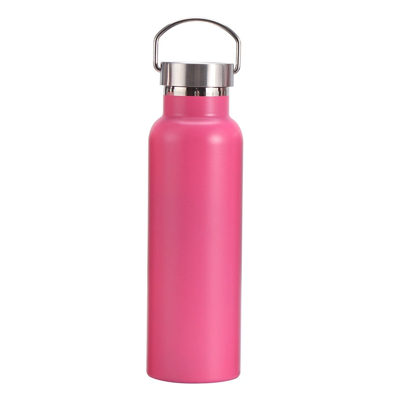 Hydro Sports Traveling Double Wall Stainless Steel Insulated Vacuum Flask with Bamboo Lid