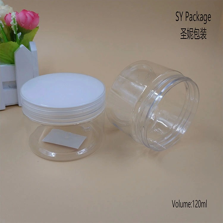 Wide Mouth Plastic Jars with Smooth Screw Cap