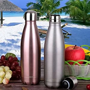 Stainless Steel 17oz BPA Free Leak Proof Cola Shape Flask Kids Thermoses for Sports Travel Outdoor Water Bottle
