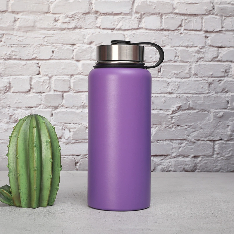 Stainless Steel Outdoor Sports Water Bottle Thermos Metal Flask