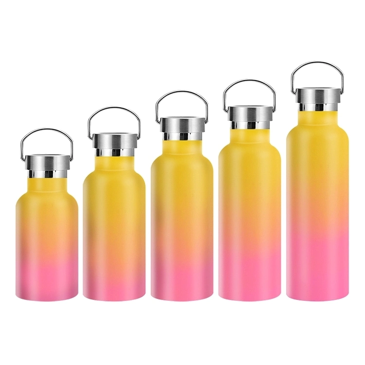 Wholesale Laser Engraved Hydro Double Wall Vacuum Flask Insulated Stainless Steel Thermos Sport Water Bottle