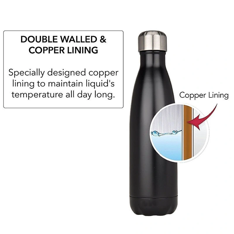 350/500/750/1000ml Double-Wall Insulated Vacuum Flask Stainless Steel Water Bottle BPA Free Thermos for Sport Water Bottles