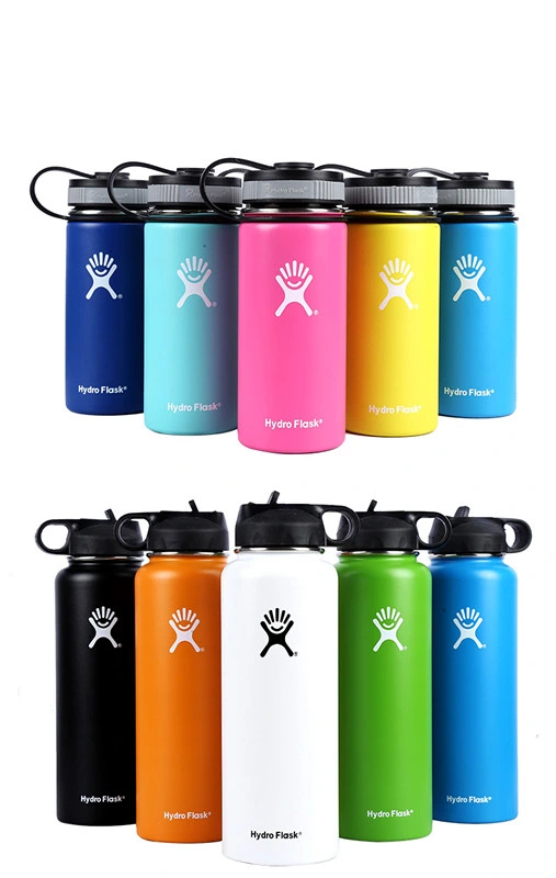 Wholesale High Quality Custom 20oz 600ml Double Wall Stainless Steel Hydro Bottle Insulated Vacuum Flask