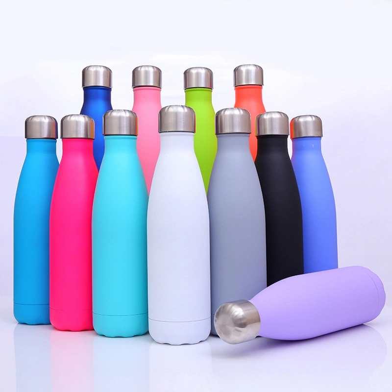 Stainless Steel Thermal Sport Water Vacuum Flask Bottle Customized Logo Glass Cola Bottle