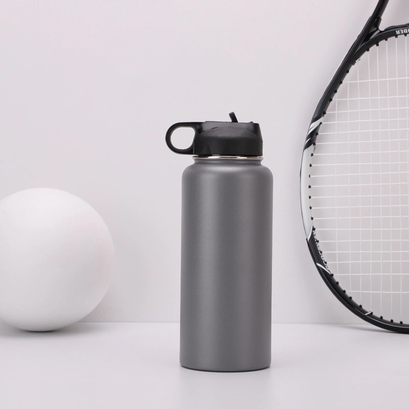 32 Oz Custom Printed Stainless Steel Double Wall Vacuum Insulated Hydro Sports Hiking Water Bottles Thermos Flask