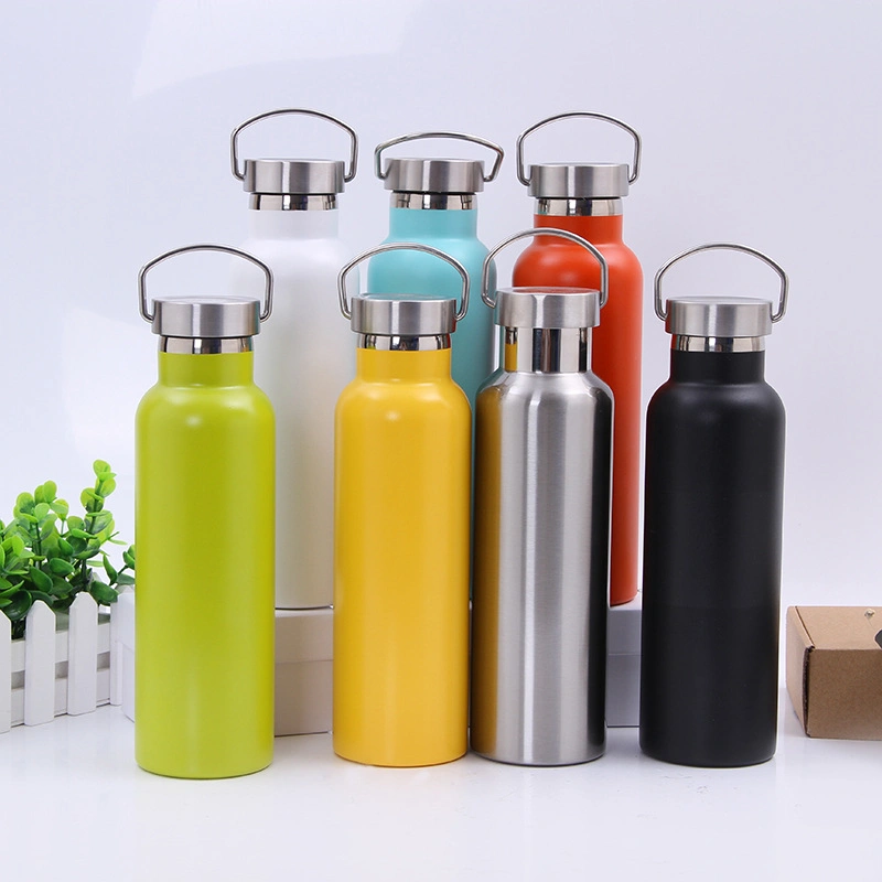 2021 Bamboo Cover Lid Custom Thermos Bottle 500ml