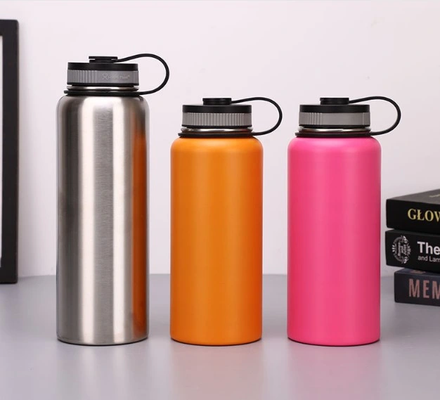 Sport Double Wall Thermo Water Flask Insulated 18/8 Stainless Steel Vacuum Flask with Custom Logo