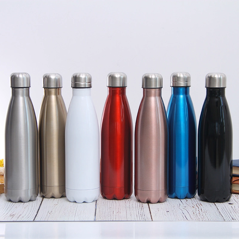 Hot Sale Tea Water Tumbler Bottle Flask Coffee Cup Cola Shape Stainless Steel Thermos for Camping