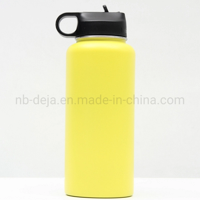 Stainless Steel Sports Travel Kettle Thermos Flask Water Bottle