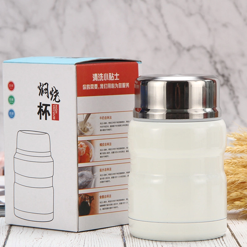 500ml /750ml Double Wall Hot Food Flask Stainless Steel Thermos