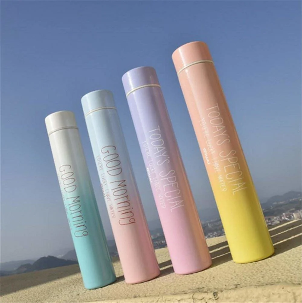 Wholesale 280ml Anti-Wolf Thermos Drink Water Bottle Double Wall Stainless Steel Vacuum Flask