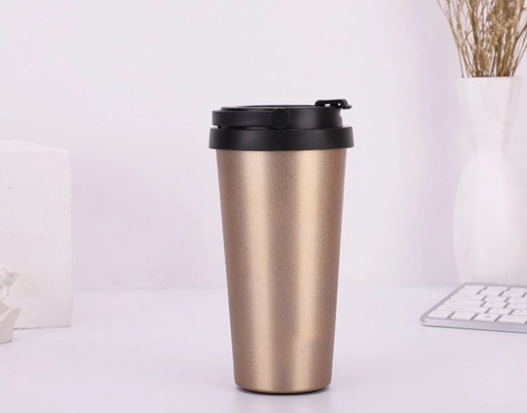 Custom Printed Travel Wholesale Double Wall Fitness Office Insulated Stainless Steel Coffee Thermos