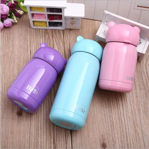 Portable Cartoon Double Wall Insulation Vacuum Thermos Mug for Girls