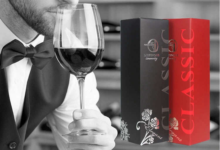 Custom High-End Wine Box, Gift Wine Box, Card Wine Box, Whisky Box, Single Bottle Wine Box, Double Bottle Wine Box, Foldable Wine Box, Red Wine Box