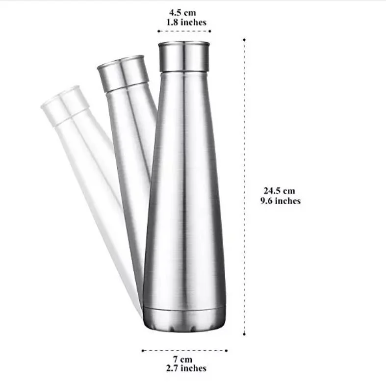 Eco Friendly 2019 Wholesale 450ml Double Walled Stainless Steel Cola Water Bottle Newest Thermos Vacuum Flask