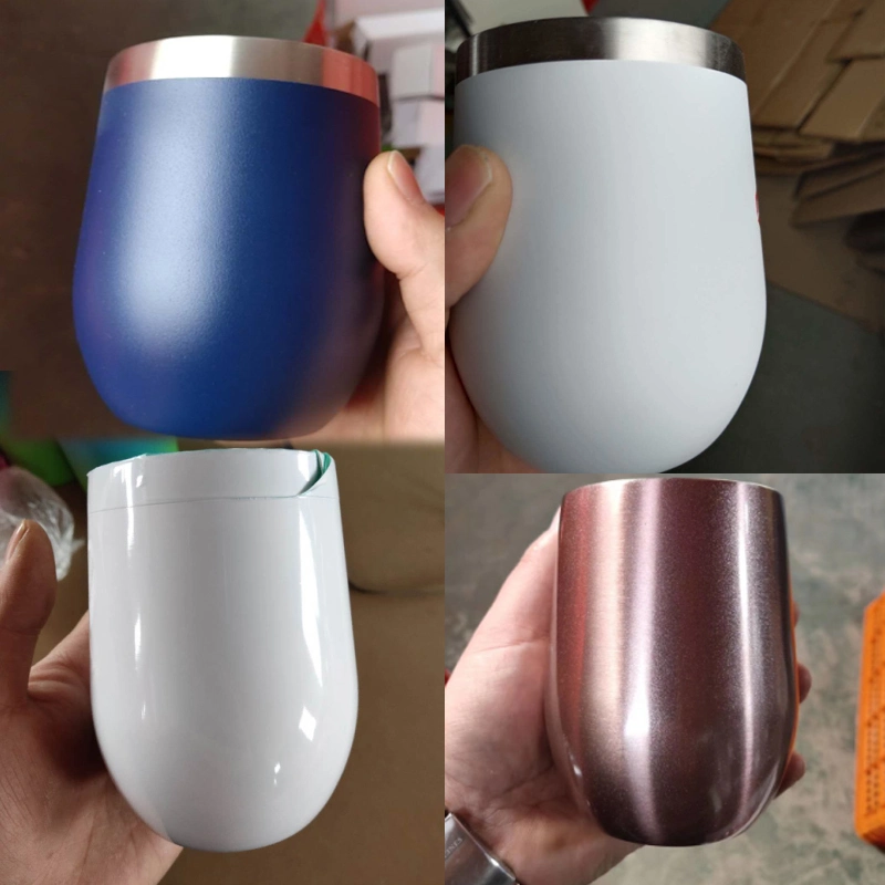12oz 350ml Wine Tumbler Vacuum Insulated Double Wall Flask 18/8 Stainless Steel Travel Mug 14oz