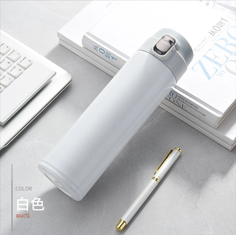Customized Logo 500ml Flask vacuum Stainless Office Water Bottle