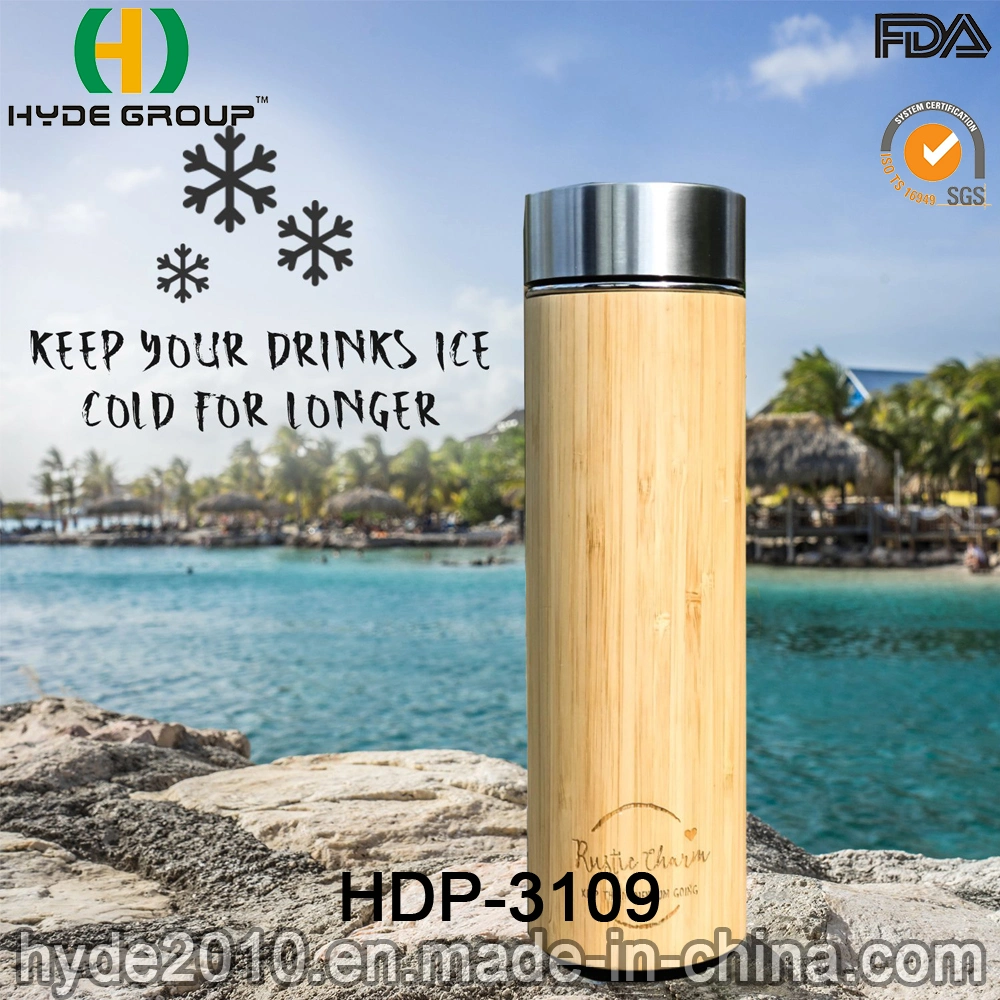 450ml Stainless Steel Tea Infuser Vacuum Flask Water Bottle (HDP-3109)