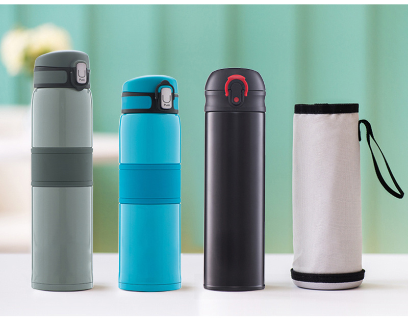 Wholesale Insulated Neoprene Bottle Cover Travel Thermos Bag Bottle Sleeve with Strap
