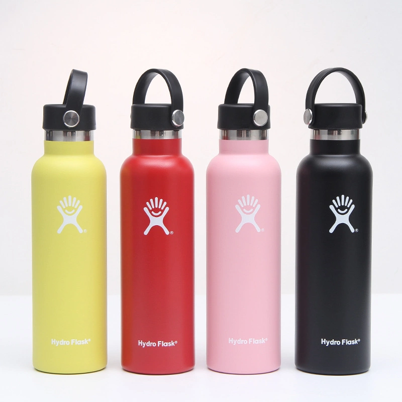 Newest Custom Printed Double Wall Stainless Steel Thermos Vacuum Insulated Hydro Sports Water Bottle Flask