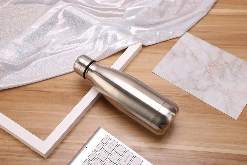 500ml Cola Shaped Thermos Bottle 304 Stainless Steel Vacuum Flask