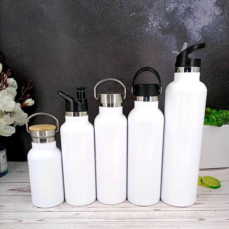 Insulated Stainless Steel Large Water Bottle Vacuum Insulated Wide Mouth Thermos Flask with Metal Lid Double Wall 500ml Travel Bottle Flask